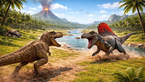 Jurassic Primal Dino Sim Clash ekran görüntüsü