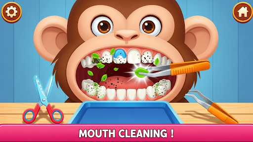Pet Animals Kid Dentist Games ekran görüntüsü