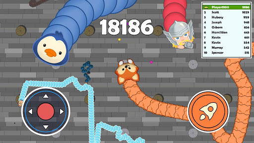 Sneak Snake-aç yılan .io Oyunu ekran görüntüsü