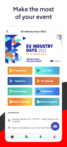 EU Industry Days ekran görüntüsü