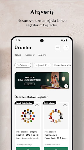 Nespresso Store ekran görüntüsü