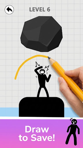 Save Stickman: Brain Draw Line ekran görüntüsü