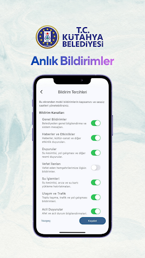 Kütahya Belediyesi Uygulaması ekran görüntüsü