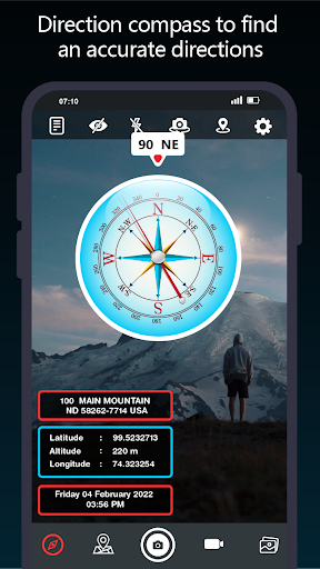 Akıllı GPS Kamera - Timestamp ekran görüntüsü