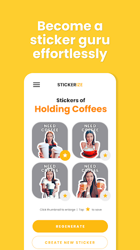 Stickerize - AI sticker maker ekran görüntüsü