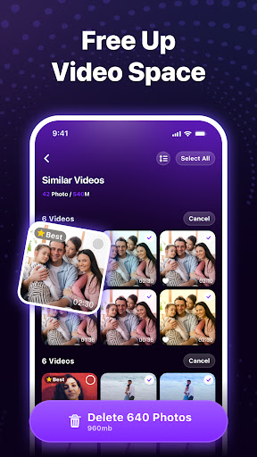 PhotoSweep: AI storage cleaner ekran görüntüsü