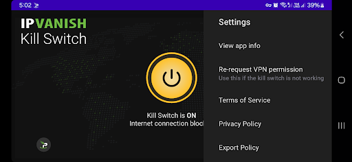 VPN Kill Switch by IPVanish ekran görüntüsü