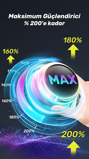 max ses yükseltici, spiker ekran görüntüsü