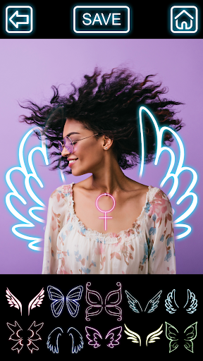 Neon Crown Photo Editor ekran görüntüsü