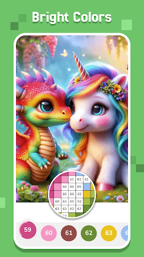 Pixel Coloring-Color by number ekran görüntüsü