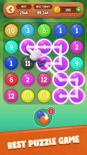 Number Bubble Puzzle ekran görüntüsü