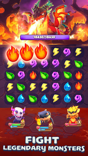 Monster Tales: Match 3 Puzzle ekran görüntüsü