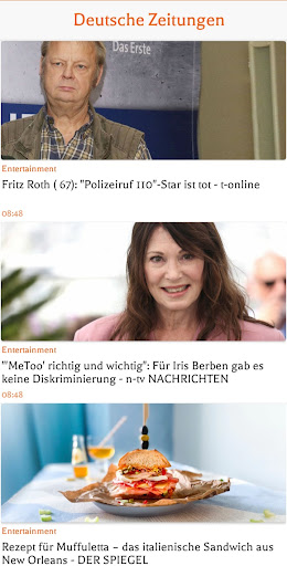 Deutsche Zeitungen ekran görüntüsü