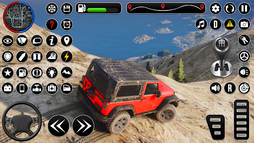 offroad 4x4 suv jeep sürüşü ekran görüntüsü