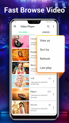 Android için HD Video Oynatıcı ekran görüntüsü