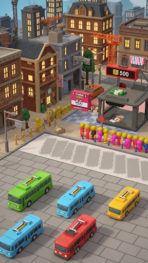 Bus Jam Car Parking Games 3d ekran görüntüsü