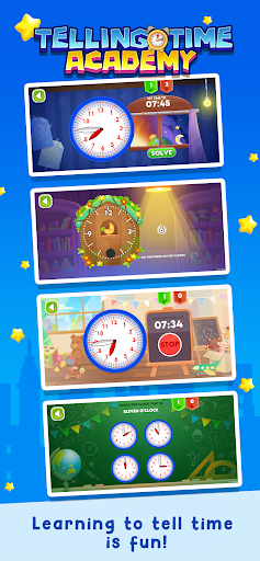Telling Time Academy ekran görüntüsü