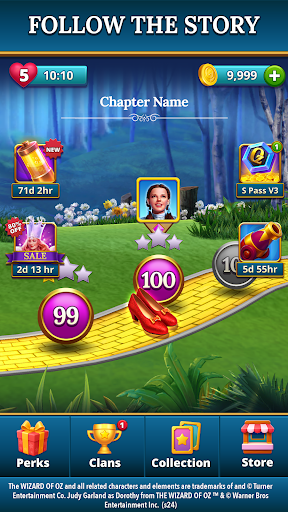 The Wizard of Oz Magic Match 3 ekran görüntüsü