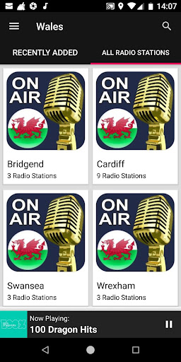 Welsh Radio Stations ekran görüntüsü