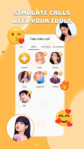 Idol Prank Video Chat & Call ekran görüntüsü