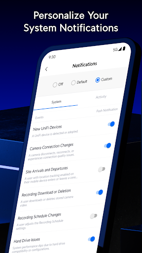 UniFi Protect ekran görüntüsü