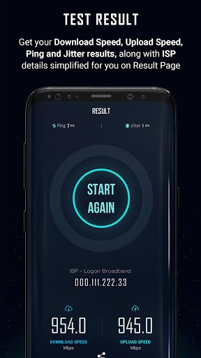 FiberTest -Internet Speed Test ekran görüntüsü