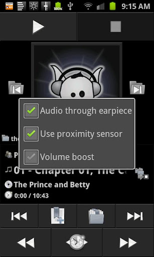 Earpiece ekran görüntüsü