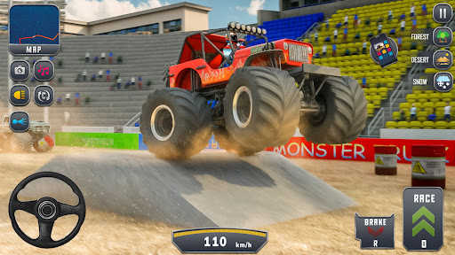 Monster Truck Open World Game ekran görüntüsü