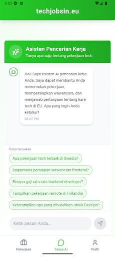 TechJobsInEU: Jobs in EU ekran görüntüsü