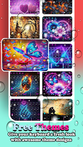 Water Flower Live Keyboard ekran görüntüsü