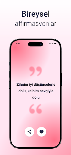 Olumlama - olumlu düşünme ekran görüntüsü