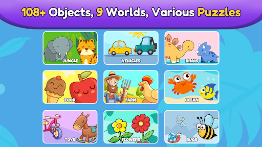 Baby Puzzle Games for Toddlers ekran görüntüsü