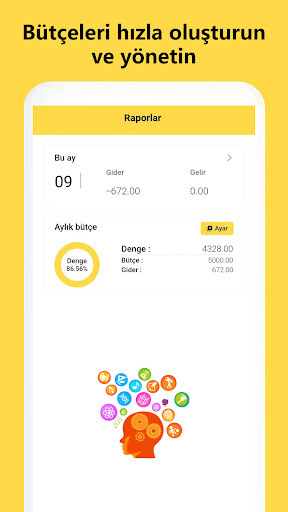 Para Yönetimi - Defter, Bütçe ekran görüntüsü