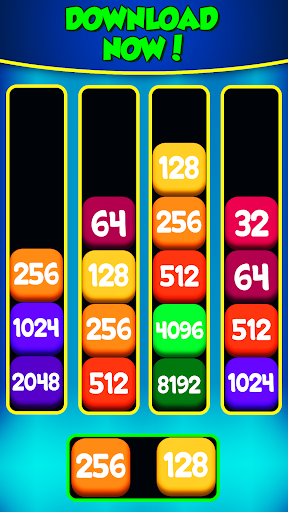 2048 Stack Merge: Sayı Oyunu ekran görüntüsü