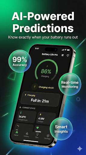 Battery Life Monitor ekran görüntüsü