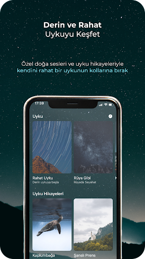 Pozitif: Meditasyon, Uyku ekran görüntüsü