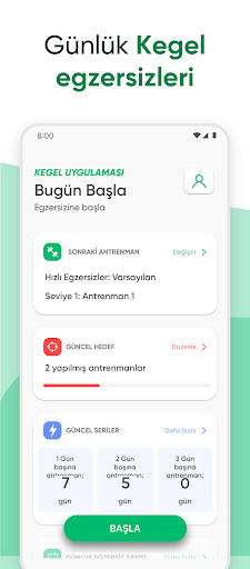 Kegel Uygulaması ekran görüntüsü