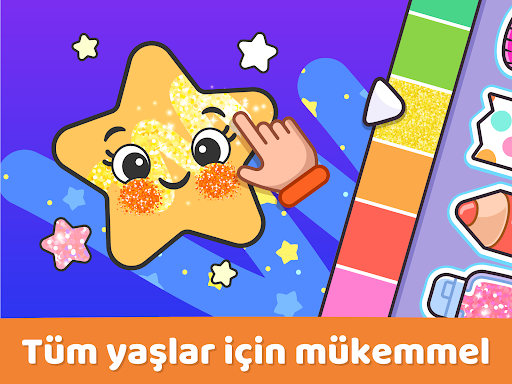 1+ yaş için boyama oyunu ekran görüntüsü
