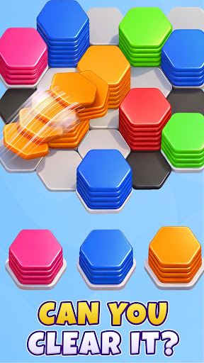 Hexa Swipe: Color Sort Puzzle ekran görüntüsü