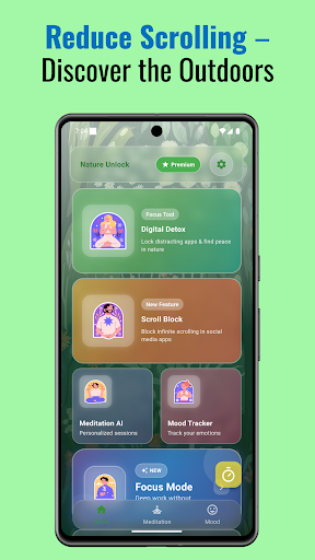 Nature Unlock: touch grass app ekran görüntüsü