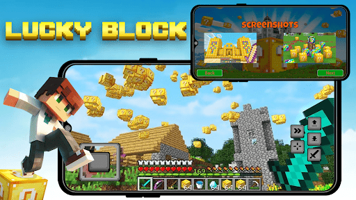 Mod Lucky Block for Minecraft ekran görüntüsü