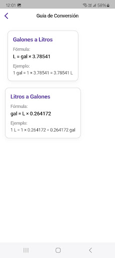 Galones a Litros ekran görüntüsü