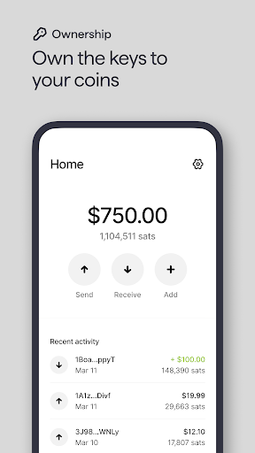 Bitkey - Bitcoin Wallet ekran görüntüsü