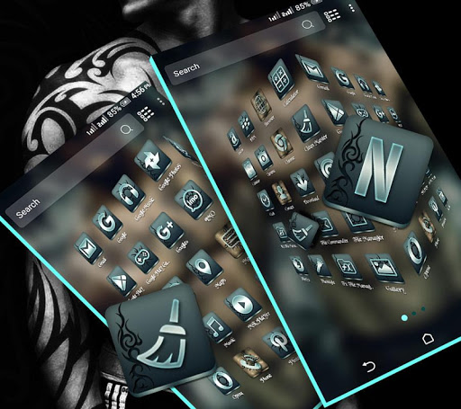 Tattoo Launcher Theme ekran görüntüsü