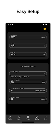 Simple Step Counter ekran görüntüsü