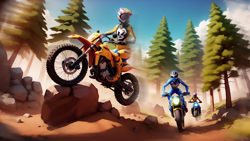 Motocross Bike Racing Game ekran görüntüsü