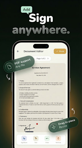 Signature Maker: Sign PDF ekran görüntüsü