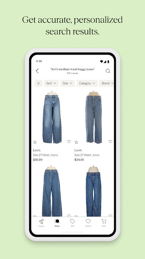 ThredUP: Online Thrift Store ekran görüntüsü