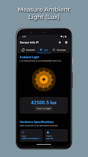Sensor Info PI: Hardware Test ekran görüntüsü