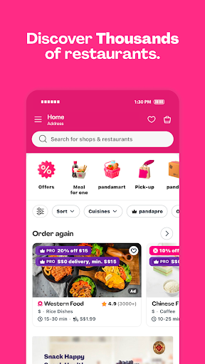 foodpanda: food & groceries ekran görüntüsü